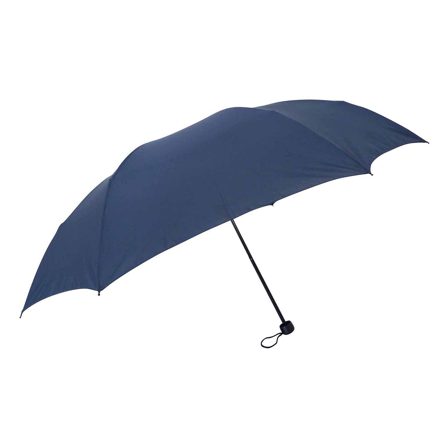 儿童安哥 折叠伞 大开本 碳迷你 素色 8根伞骨 藏青色 70cm 5023 【ki